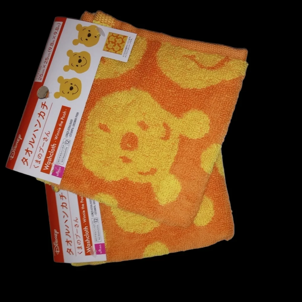 Winnie the Pooh Cotton Washcloth / Dishrag Disney